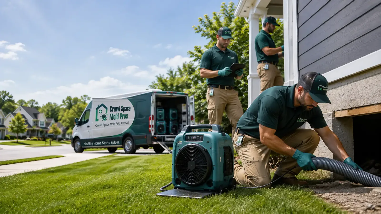 Crawl Space Mold Removal in Watersmeet, MI